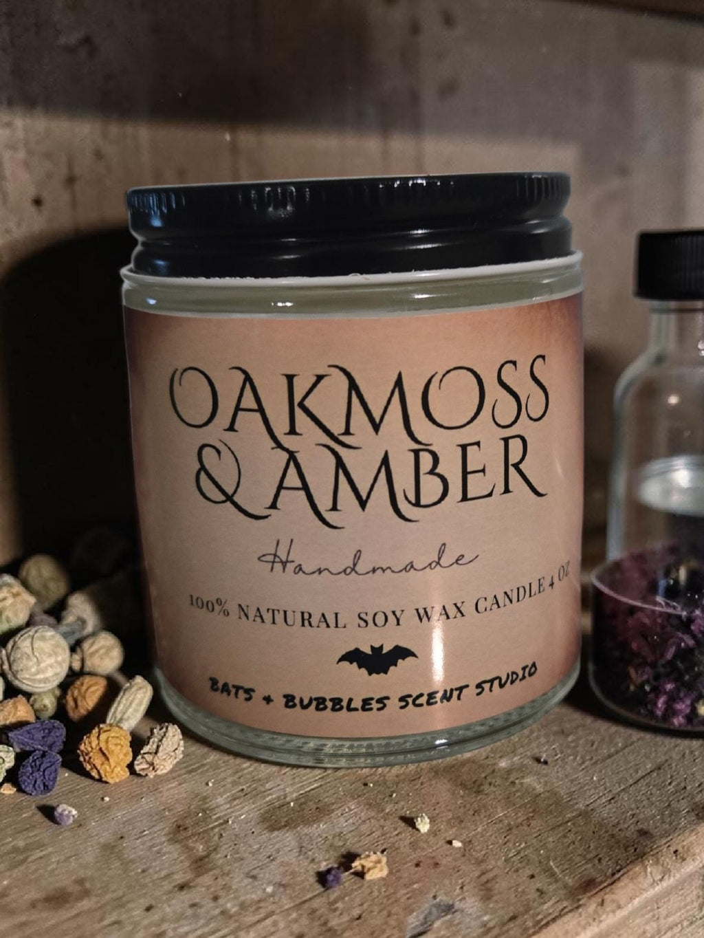 Oak Moss and Amber Soy Wax – 4 oz
