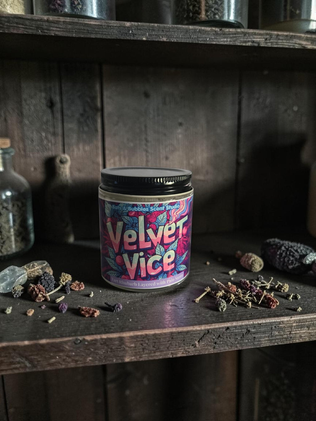 Velvet Vice Hemp Wax Candle 4oz