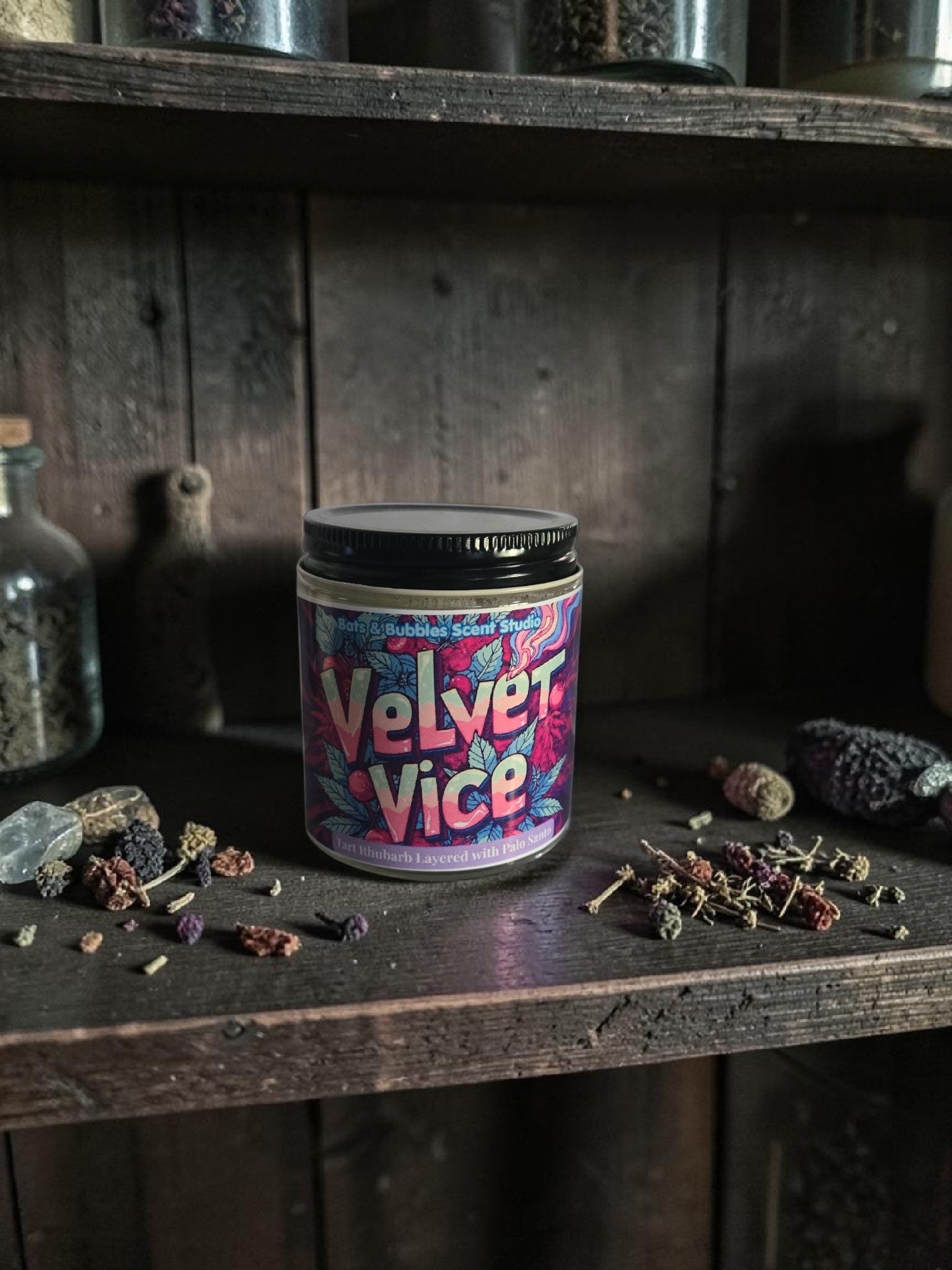 Velvet Vice Hemp Wax Candle 4oz