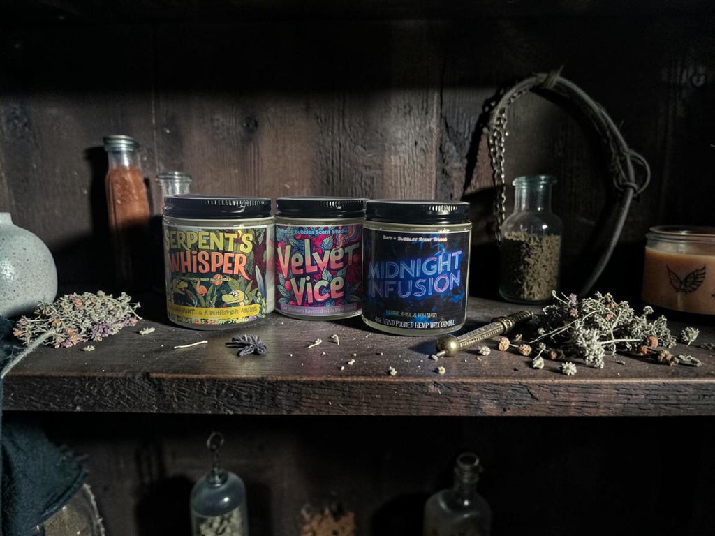 Poison Bloom Hemp Wax Candle 4oz