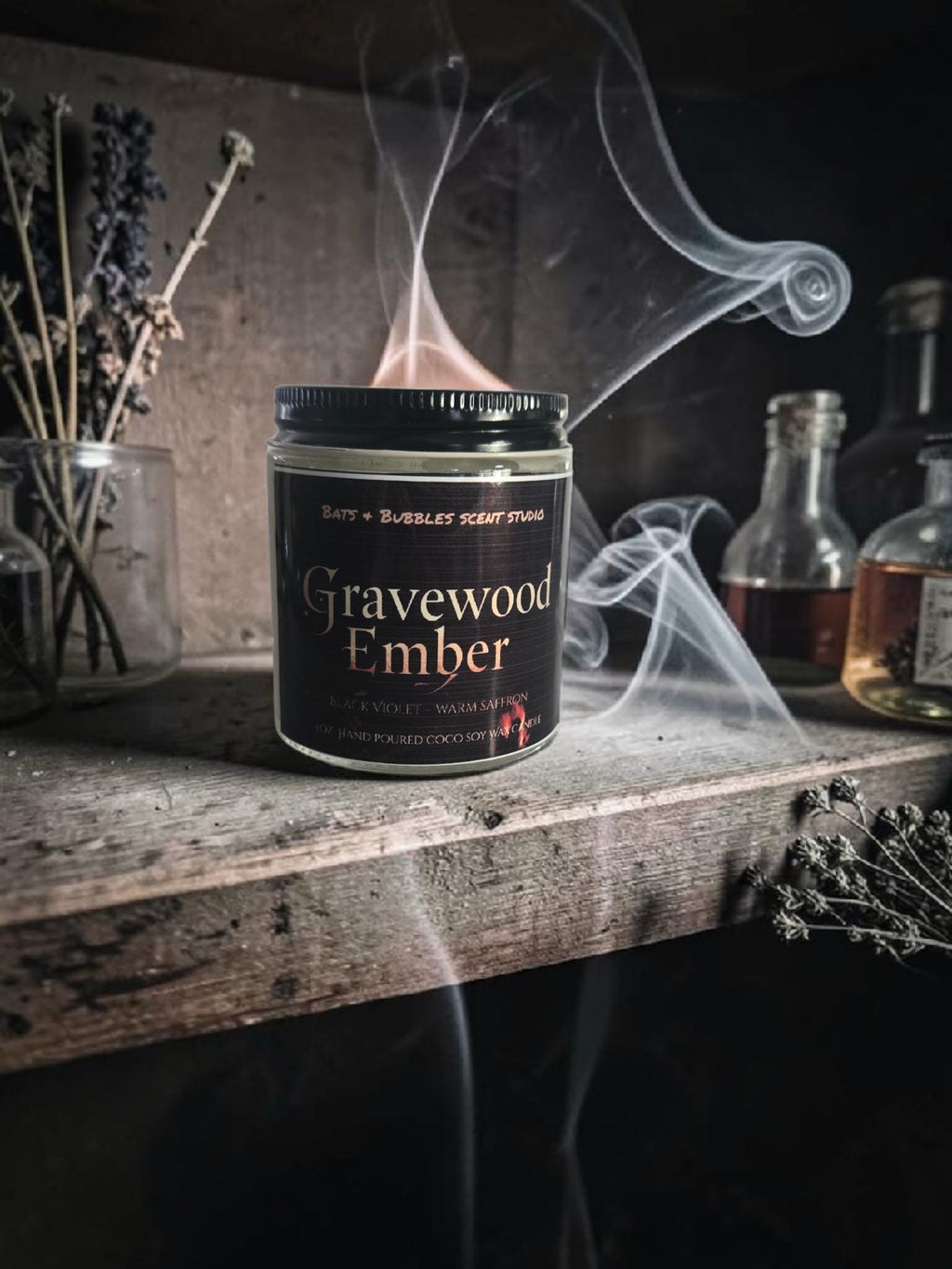 Gravewood Ember Candle – 4 oz