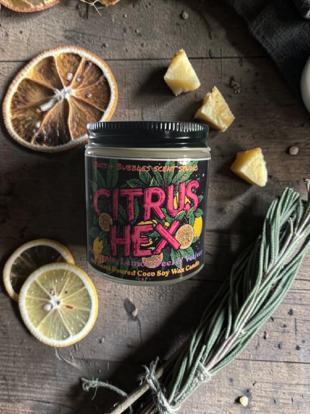 Citrus Hex Candle 4oz