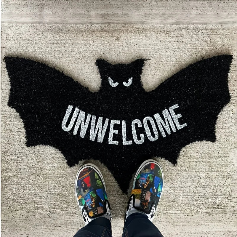 Gothic Bat Welcome Mat