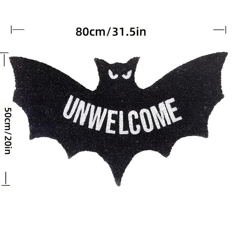 Gothic Bat Welcome Mat