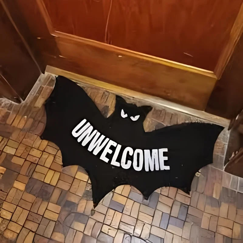 Gothic Bat Welcome Mat