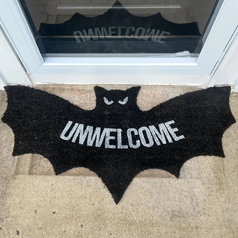Gothic Bat Welcome Mat