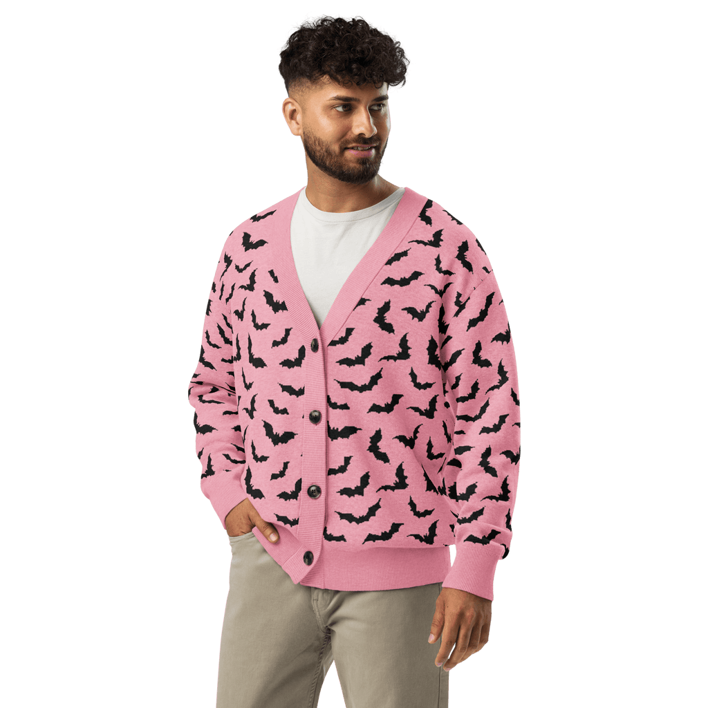 Bubblegum Bats Knit Cardigan