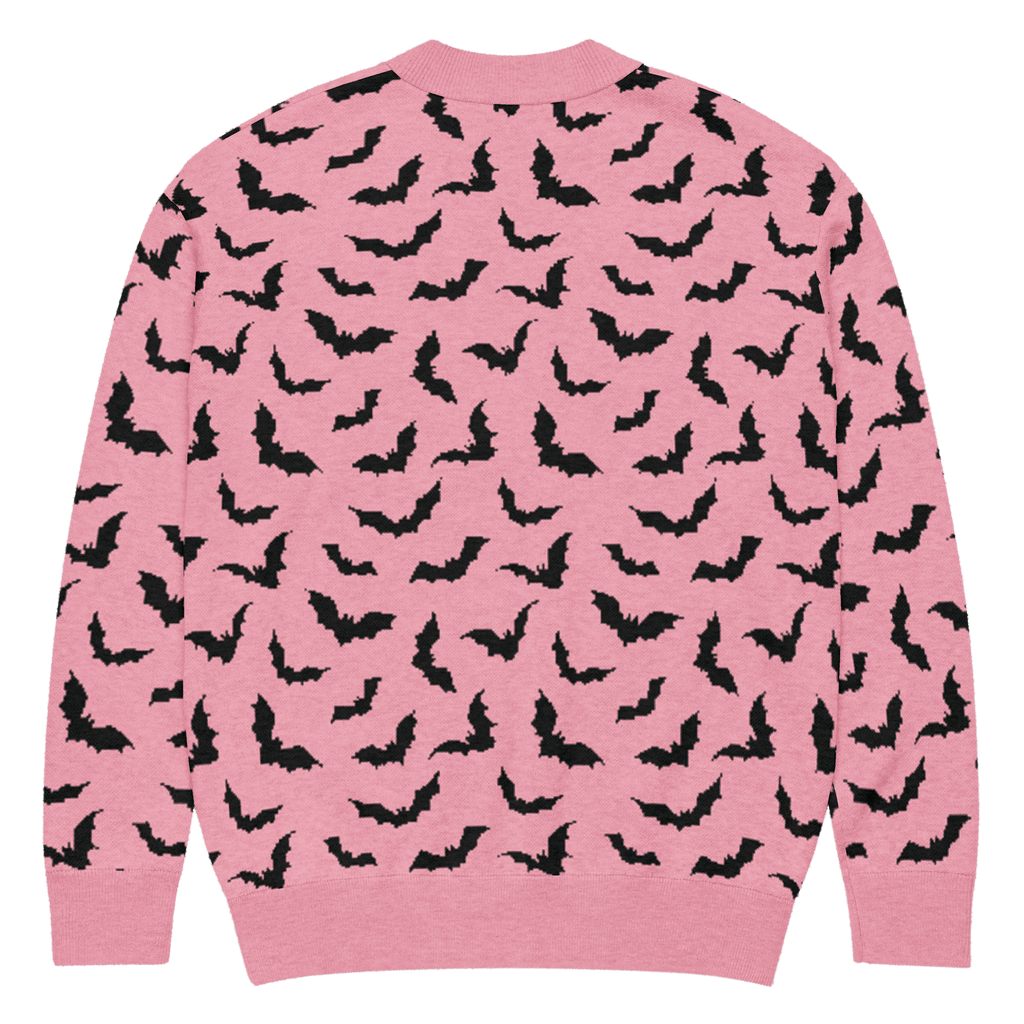 Bubblegum Bats Knit Cardigan