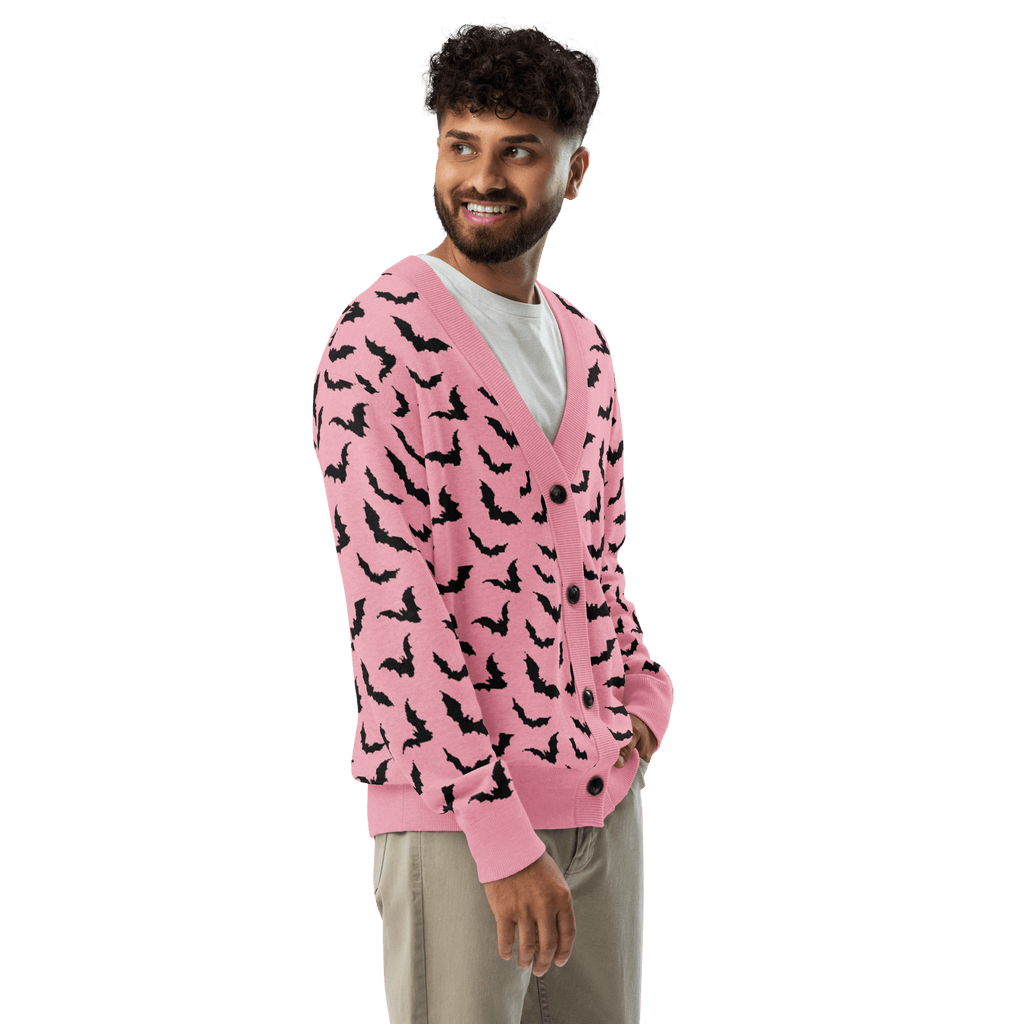 Bubblegum Bats Knit Cardigan