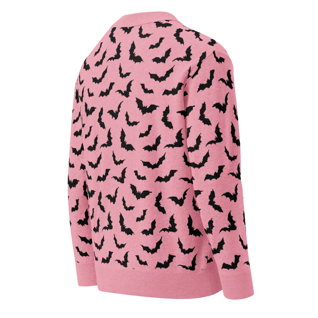 Bubblegum Bats Knit Cardigan