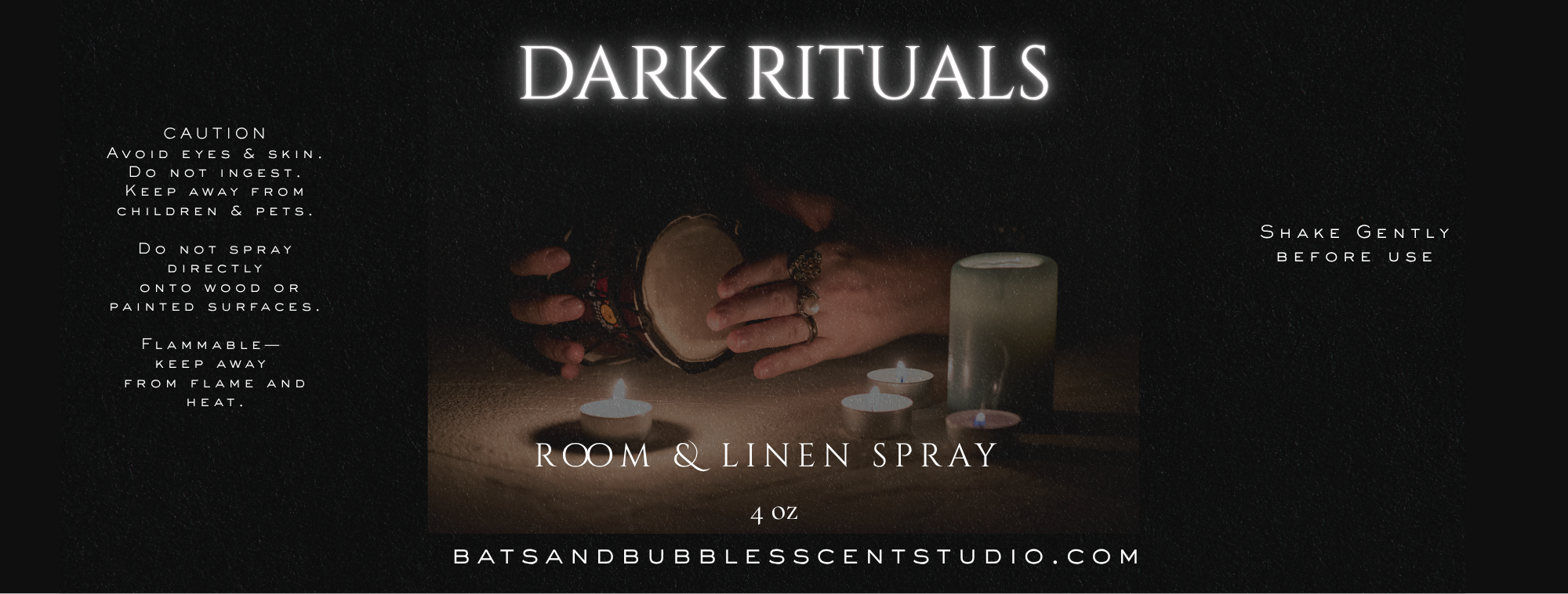 Dark Ritual Linen & Room Spray- 4oz