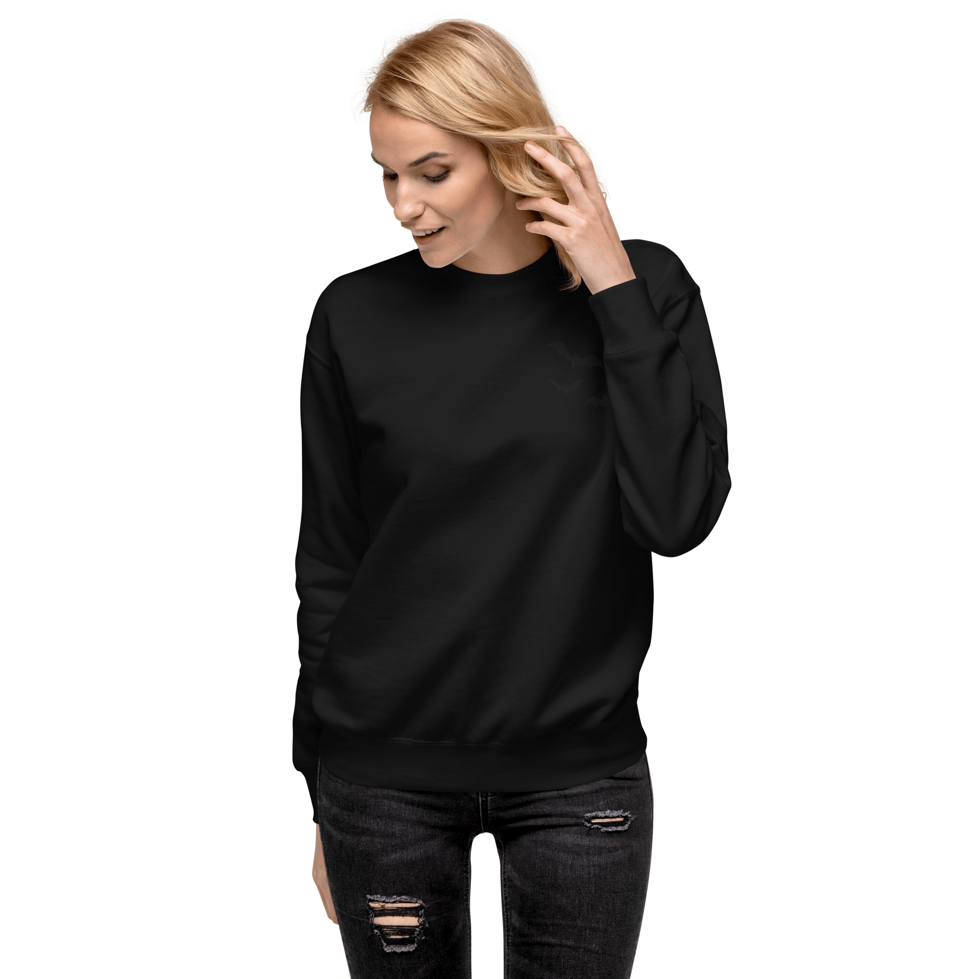 Frickin' Bats Embroidered Sweatshirt