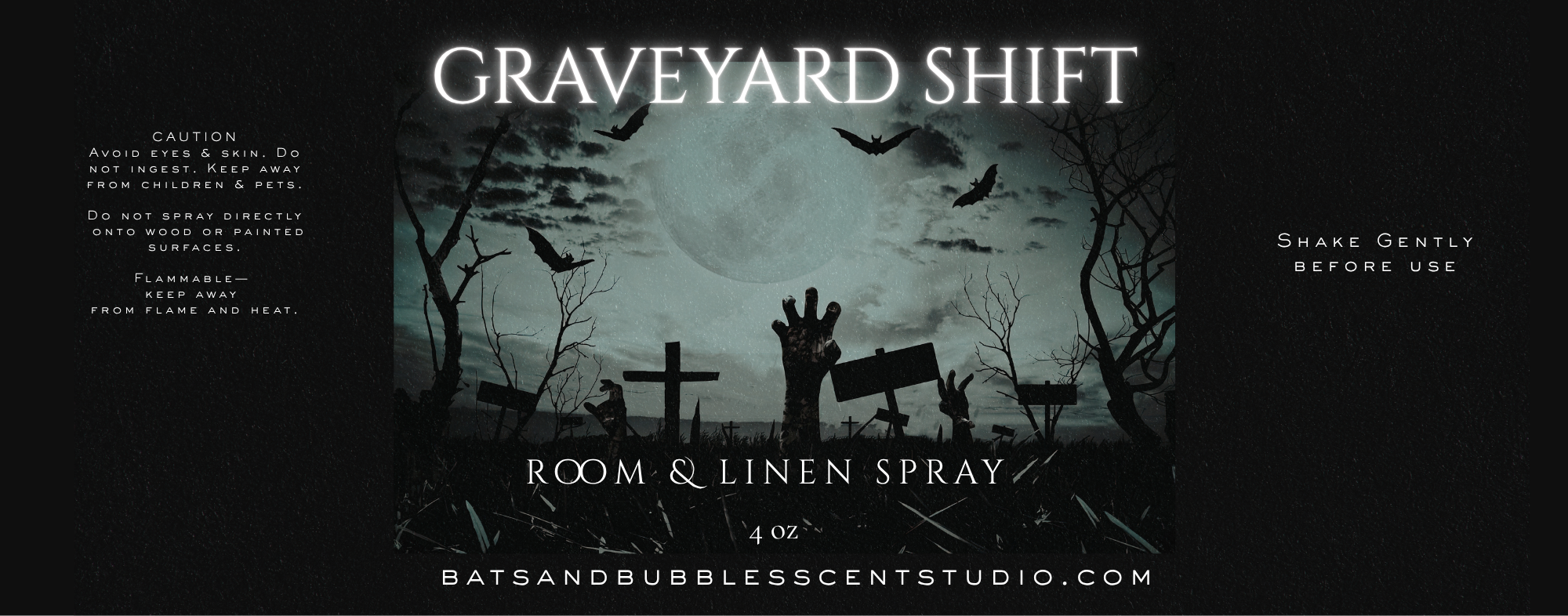 Graveyard Shift Linen & Room Spray 4oz