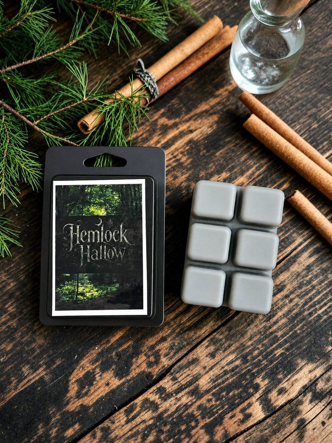 Hemlock Hollow Wax Melts | Moss, Rain & Cedar | Earthy Botanical Wax Melt