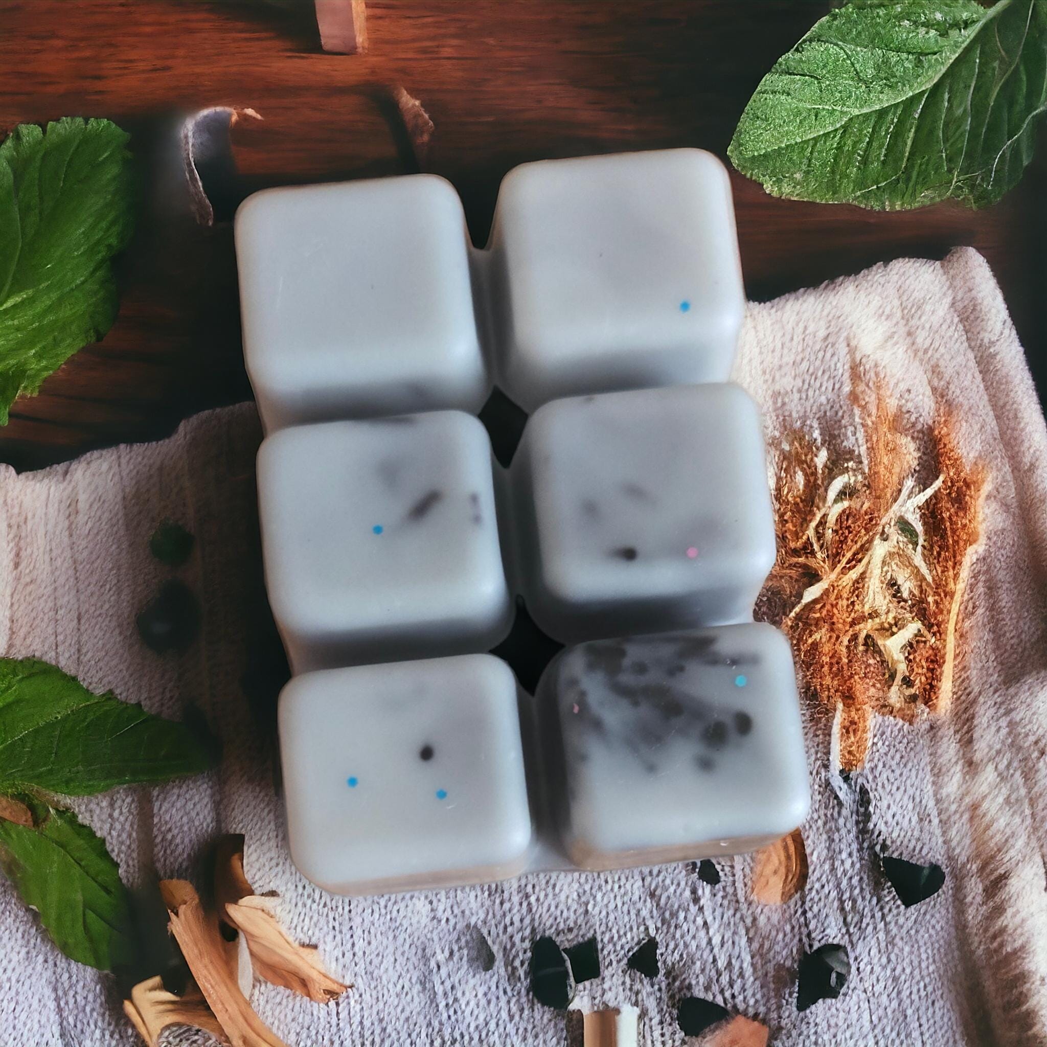 Onyx Wax Melt | Lemon + Eucalyptus + Cedarwood | Fresh Dark Masculine Scent