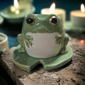 Frog Tea Light Warmer: Whimsical Scent Oil Burner