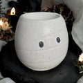 Mummy Wax Warmer: Ceramic Witchy Oil Burner, Gothic Home Decor