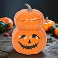 Stacked Pumpkin Melt Tealight Wax Melt and Oil Burner