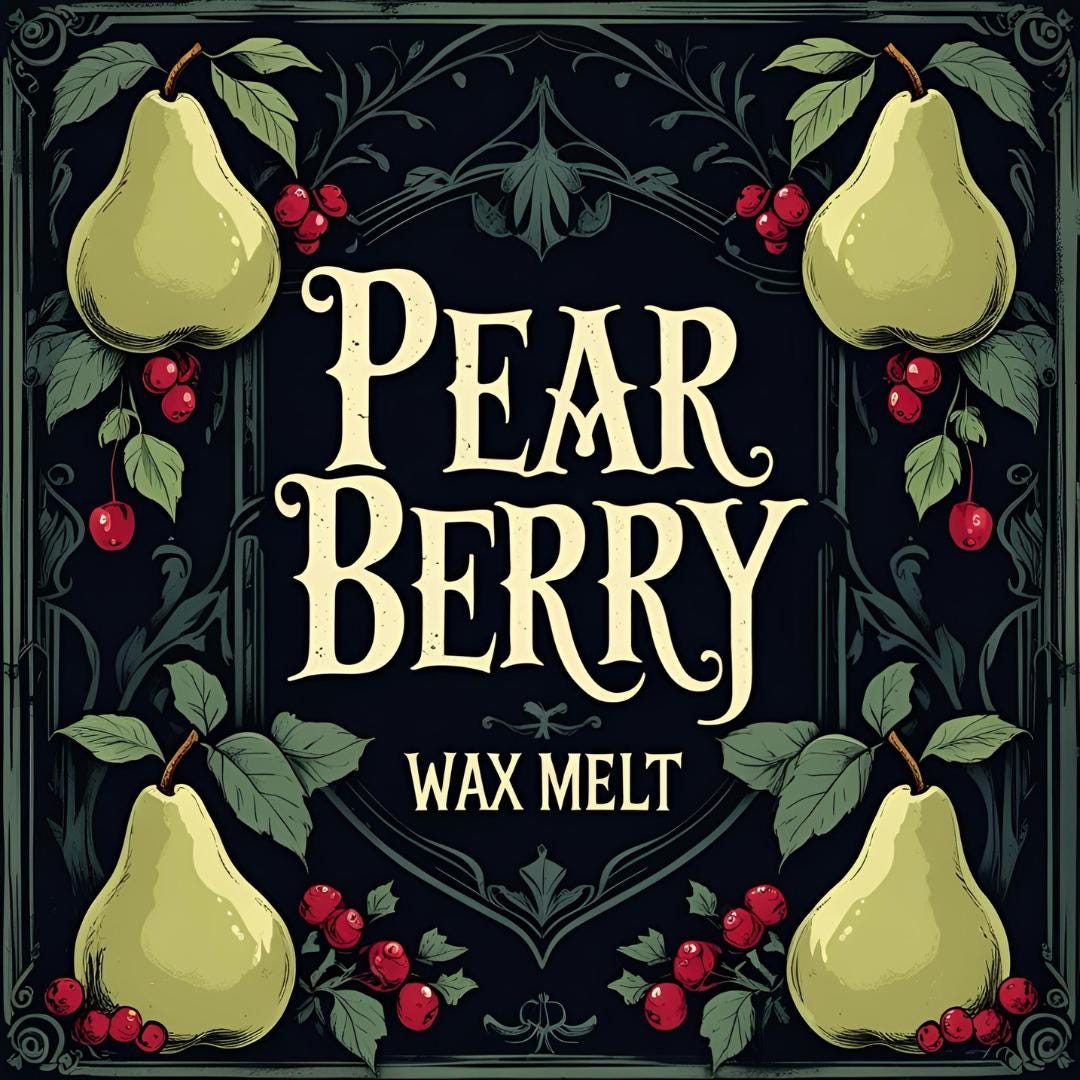 Pearberry Wax Melt | Juicy Pear + Mixed Berries | Sweet Fruit Scent