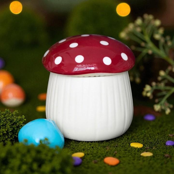 Mushroom Cottage Melt Burner | Fairycore Wax Warmer | Cottagecore Home Decor