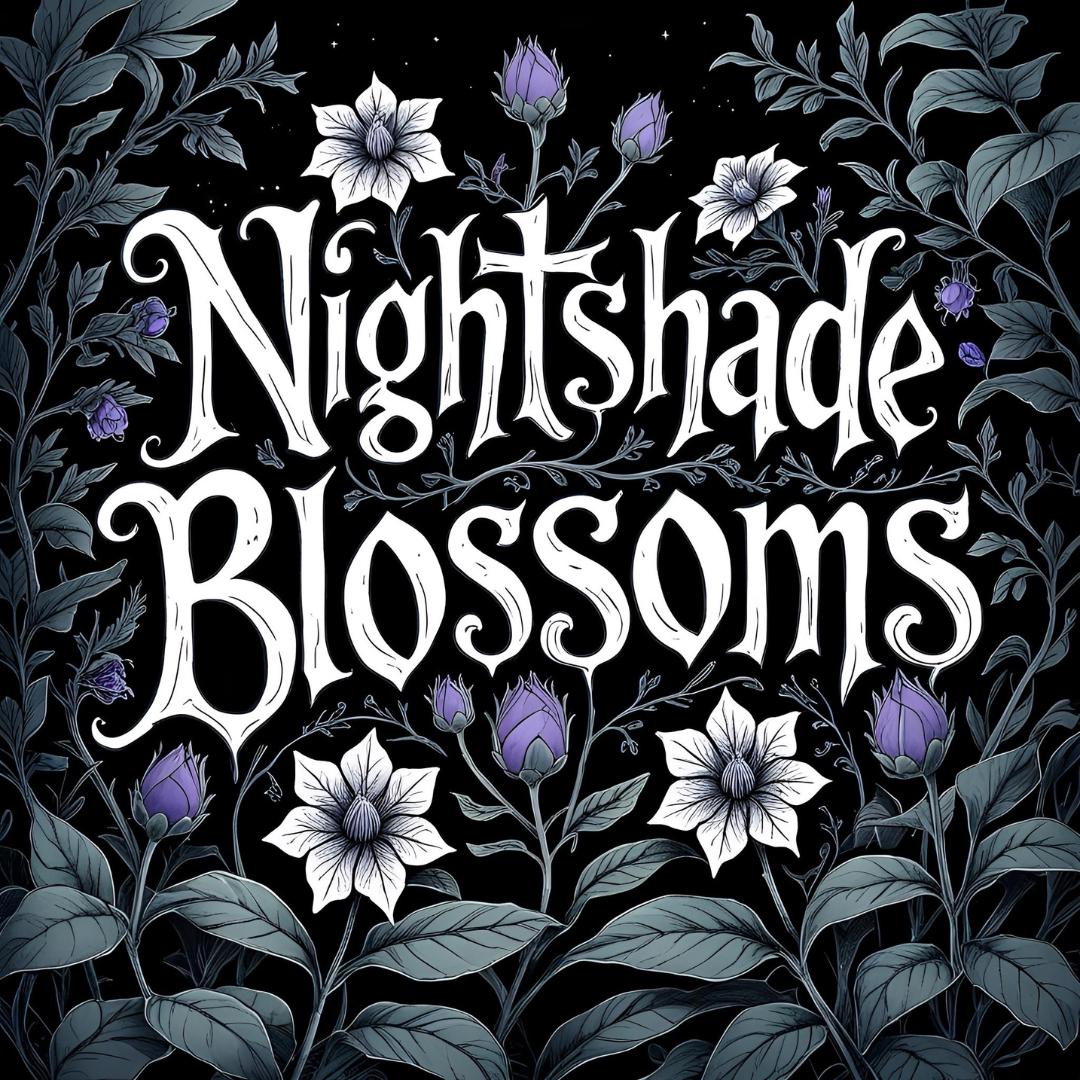Nightshade Blossom Wax Melt | Plum Petals + Violet + Dark Woods | Gothic Floral Scent