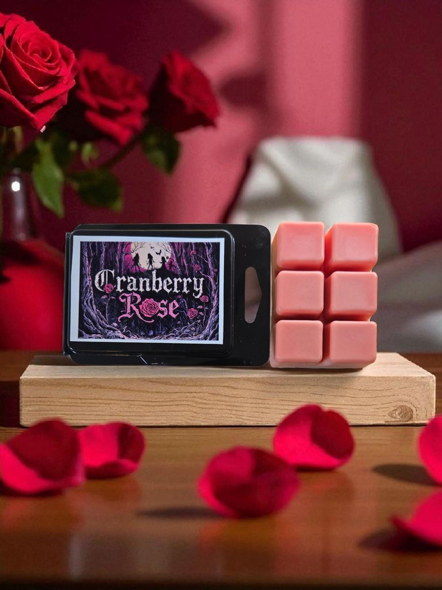 Cranberry Rose Wax Melt: Sweet Cran-Rose Scent