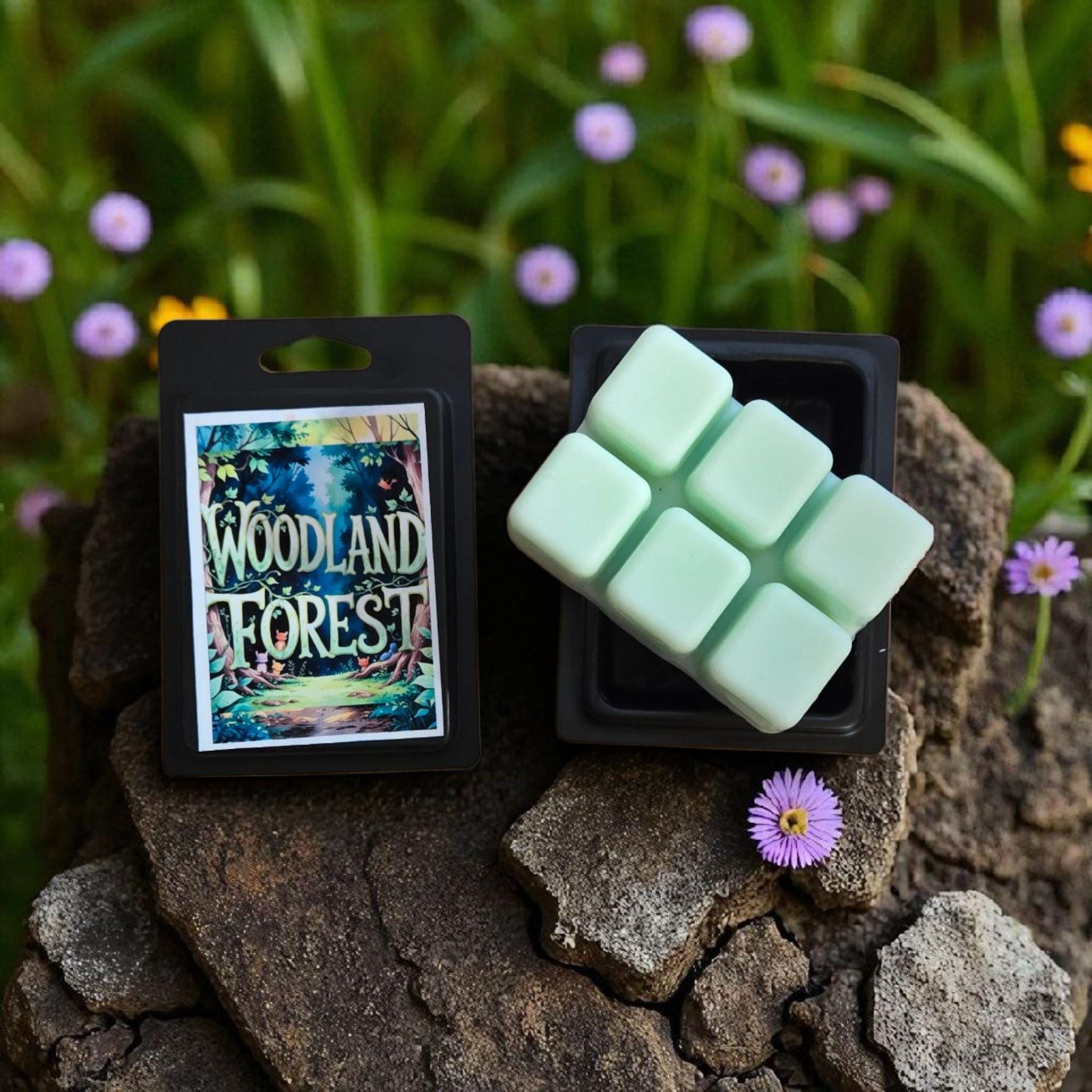 Woodland Forest Wax Melt | Juniper Breeze + Green Woods | Fresh Forest Botanical Scent