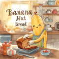 Banana Nut Bread Wax Melt | Warm Banana + Walnut + Vanilla | Cozy Bakery Scent