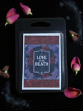 Love After Death Wax Melt | Charcoal Rose + Incense | Dark Romantic Resin Scent