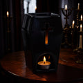Coffin Wax Melt Burner | Gothic Tealight Warmer | Spooky Home Decor | Occult Candle Holder