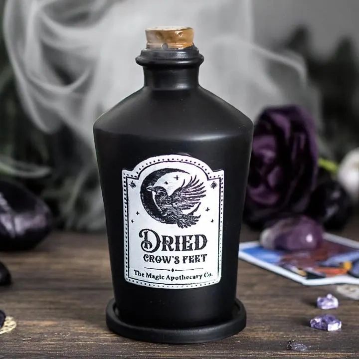 Dried Crow’s Feet Incense Cone Holder