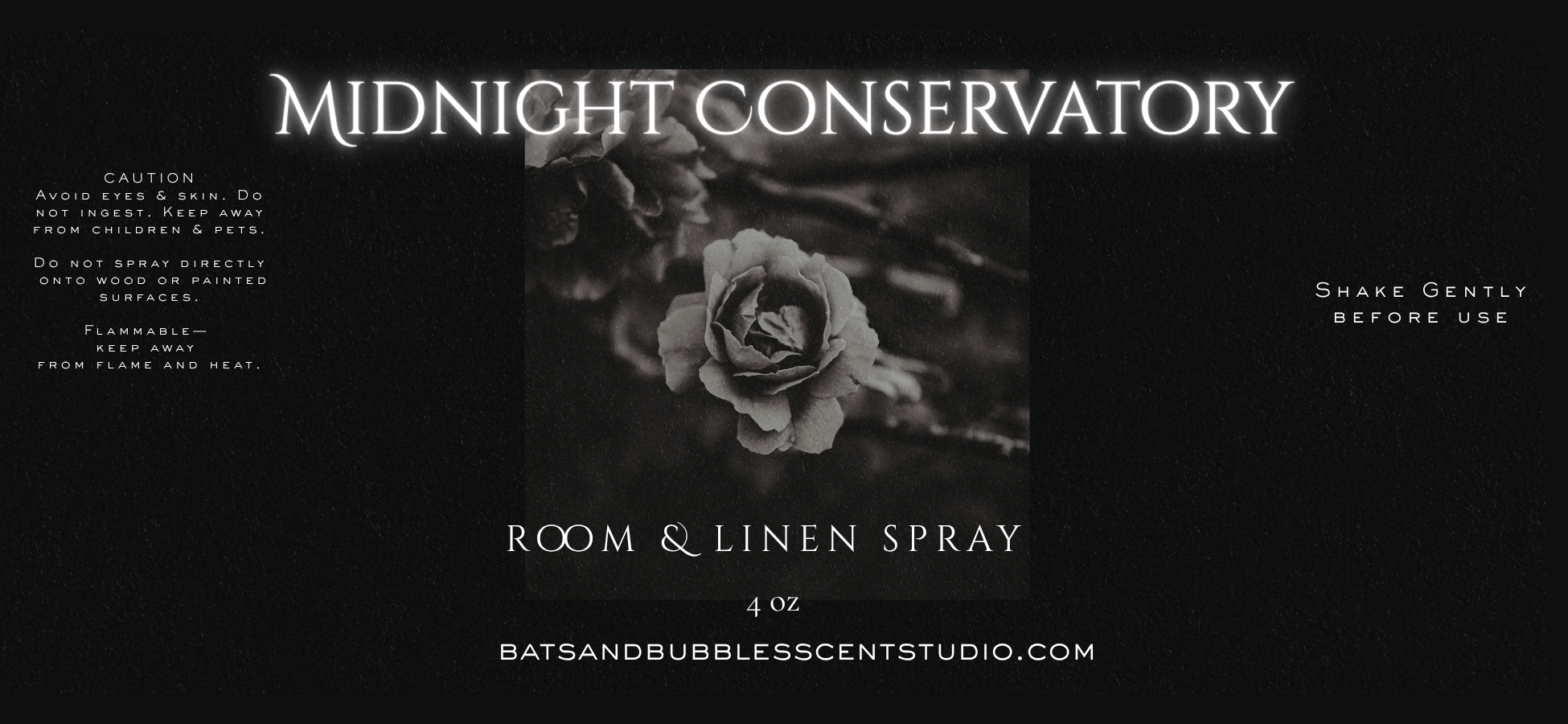 Midnight Conservatory – Room & Linen Spray (4 oz)