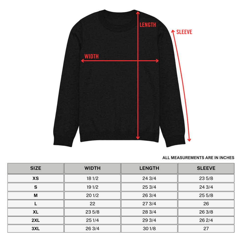 Night Swarm Knit Crewneck Sweater