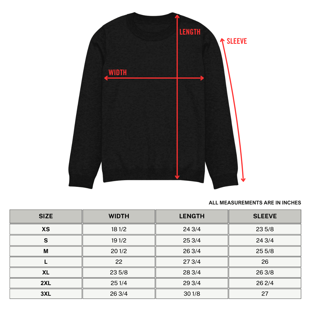 Night Swarm Knit Crewneck Sweater
