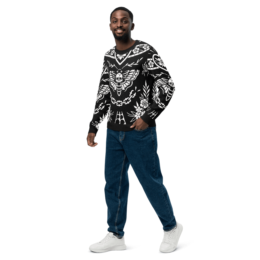 Old School Ink Knit Crewneck Sweater