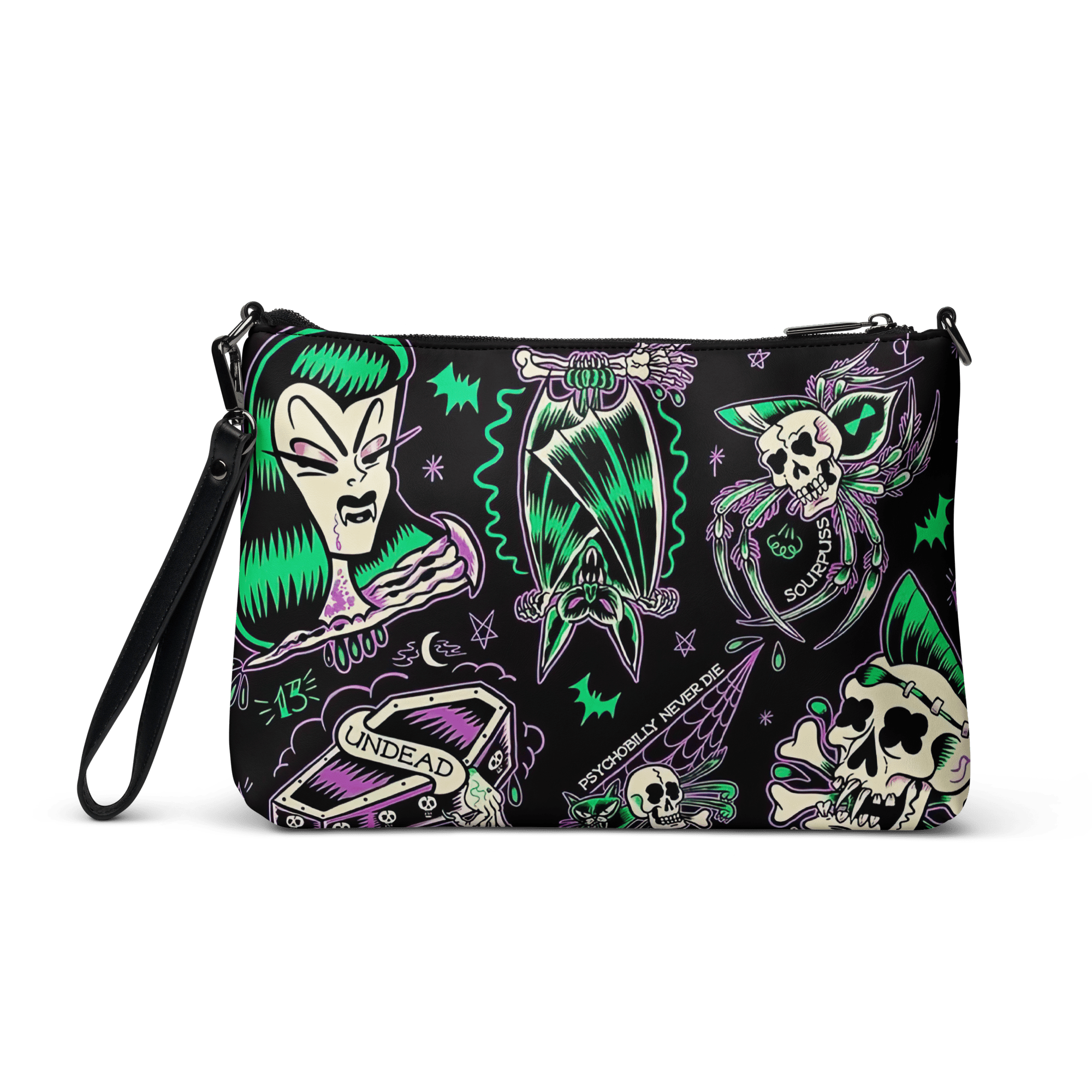 Psychobilly Blast Crossbody Bag