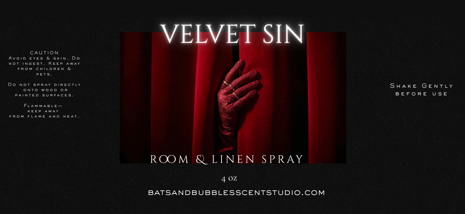 Velvet Sin — Room & Linen Spray