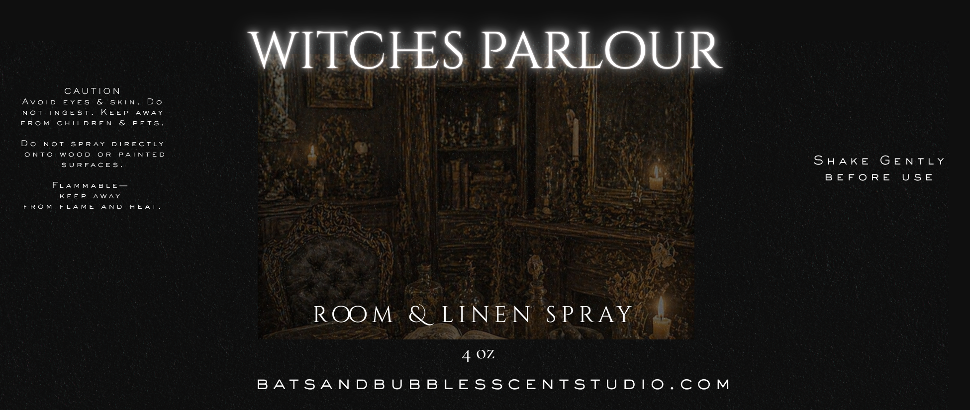 Witches Parlor Linen & Room Spray 4oz